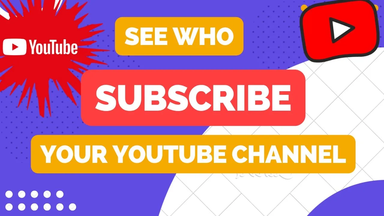 How To Check Your YouTube Subscribers  Easy to Check All Recent 