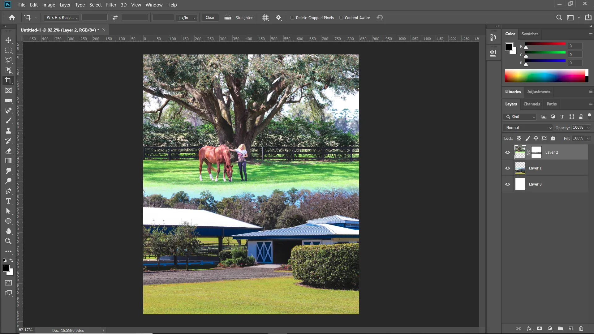 Solved Photoshop help How to combine two photos seamle  Adobe 