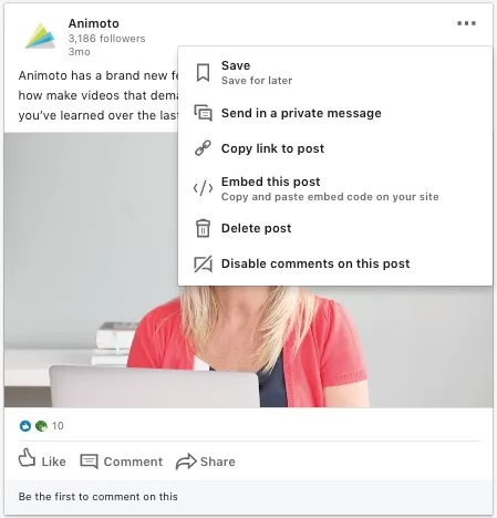 How to Post a Video on LinkedIn In 4 Easy Steps  Animoto