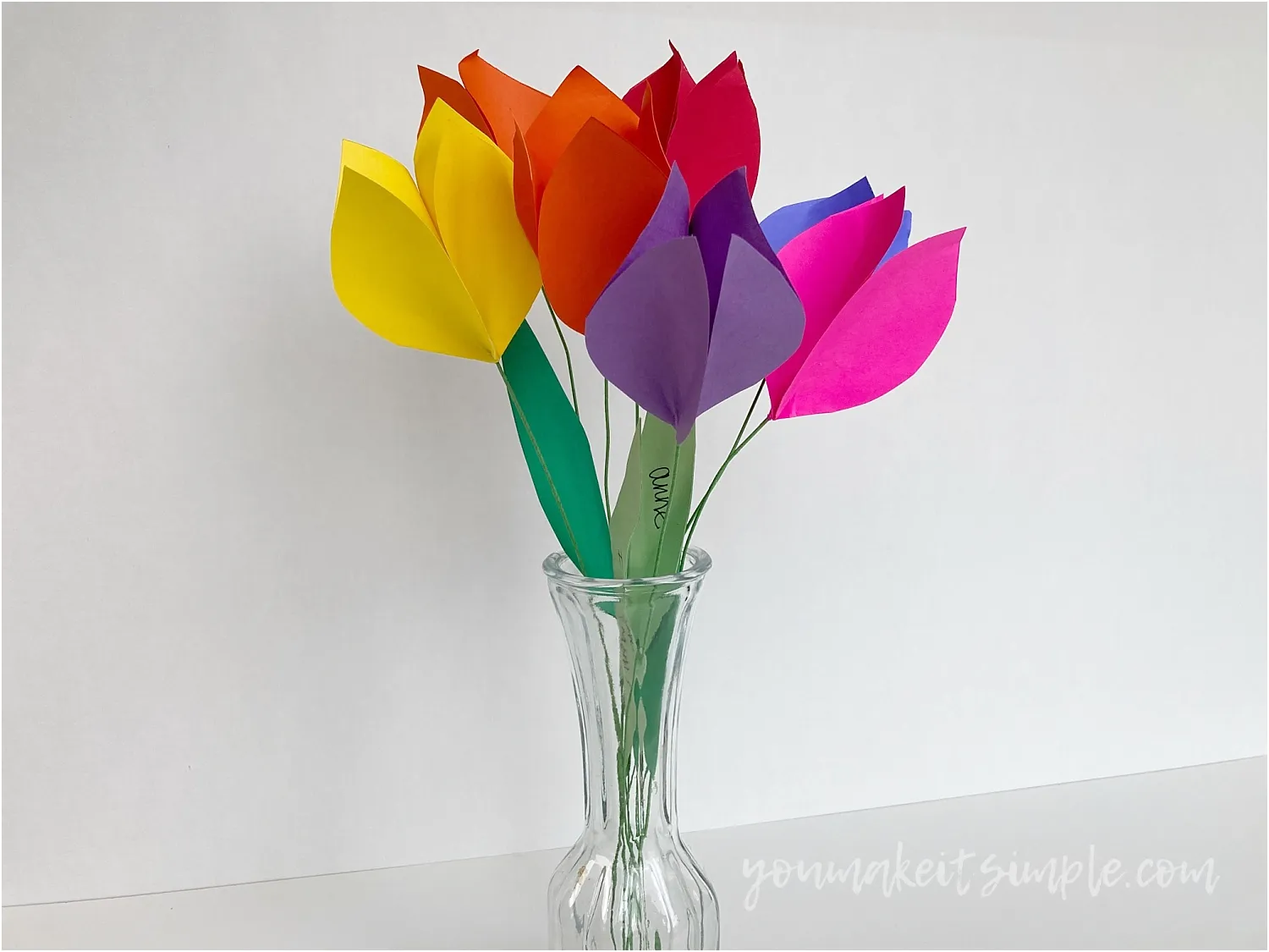 Creating a Beautiful Paper Tulip Through DIY Craft