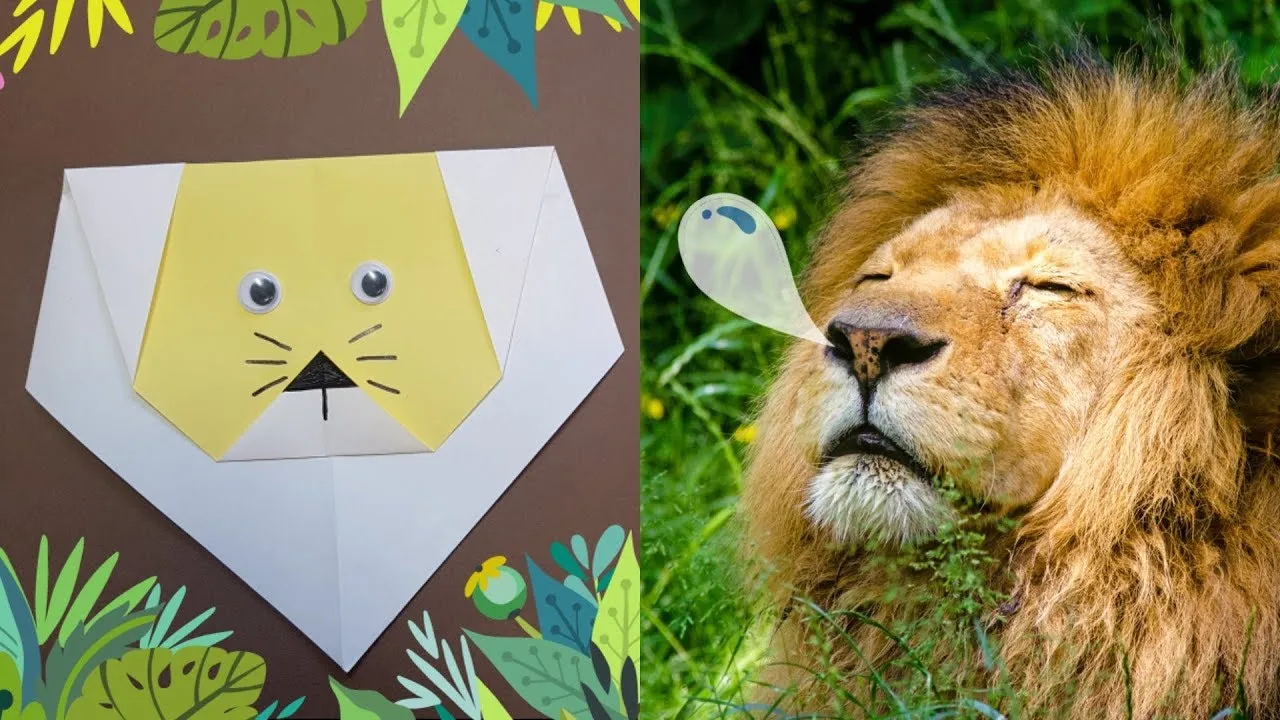 Crafting an Origami Lion with Dailymotion Tutorials