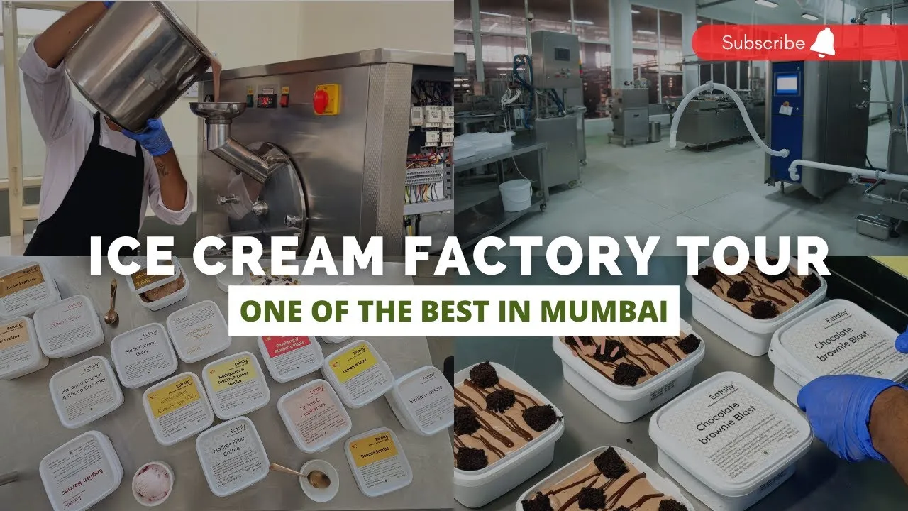 Ice cream Factory Tour  How ice creams are made  New ice cream brand 