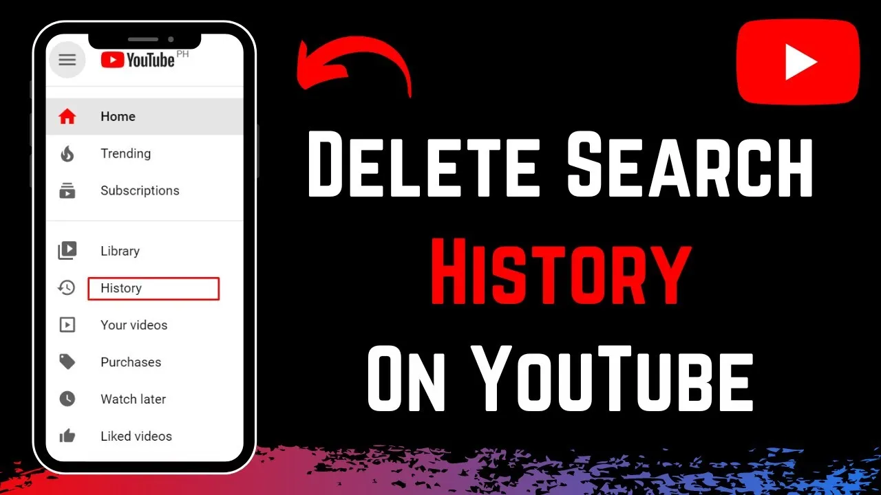 How to Delete Search History on YouTube   YouTube