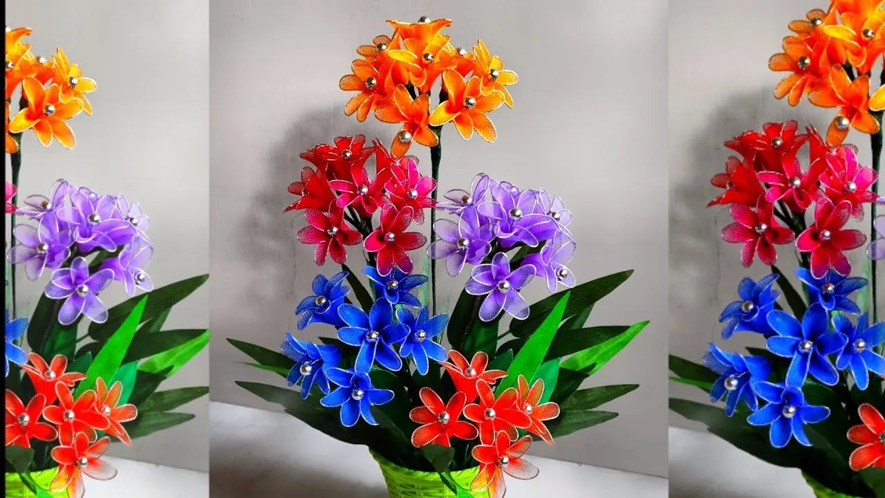 Creative DIY Craft for Making Stocking Flowers