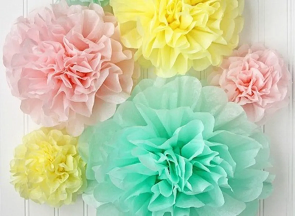 Creative Crafting with Tissue Paper Flowers