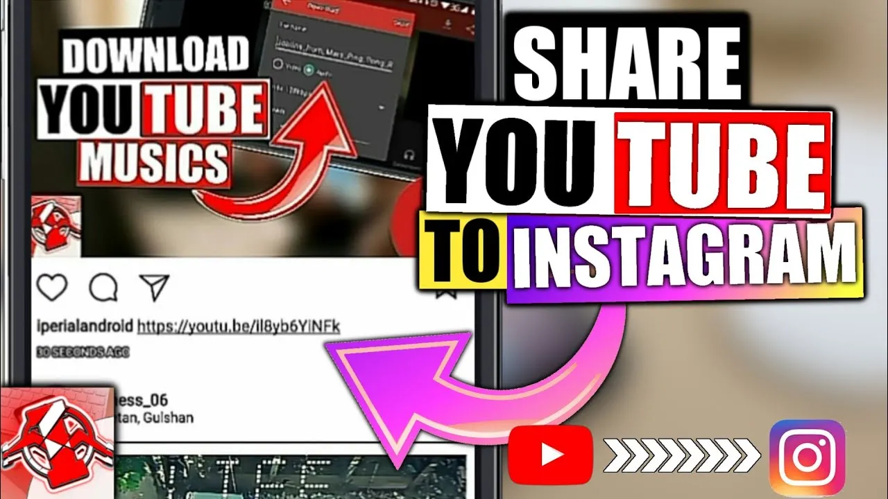 How to share youtube video link on instagram android  YouTube