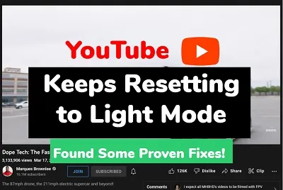 YouTube Dark Mode Not Working Finally Found a FIX  TechProfet