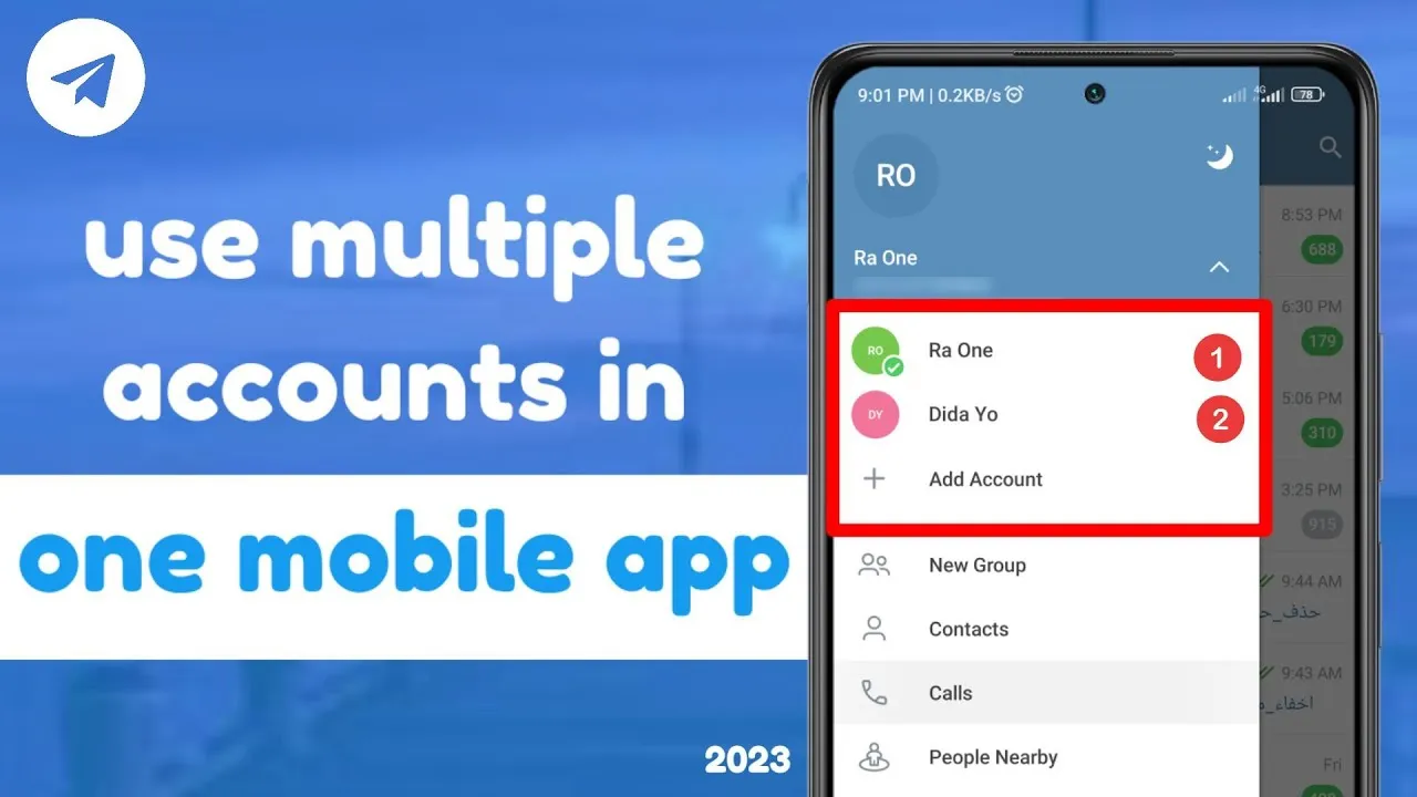 how to use two telegrams in one mobile  make multiple accounts in 