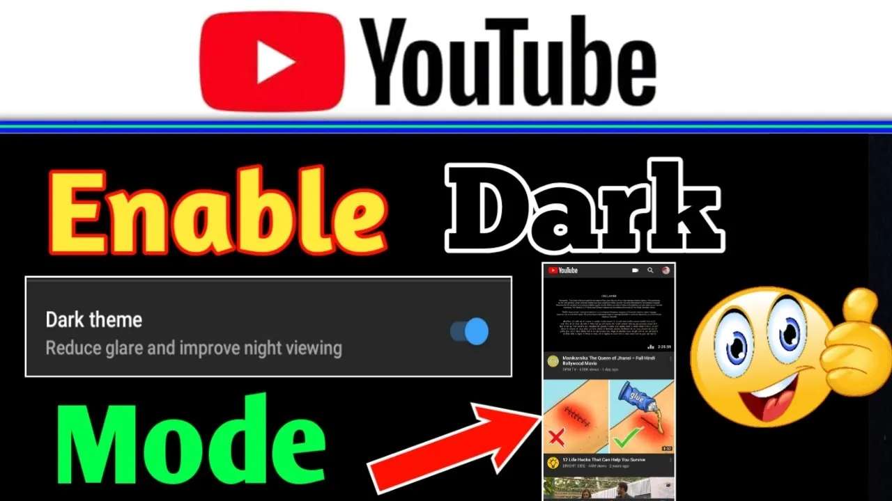 How to Enable Dark Mode on YouTube  Disable Dark Mode on YouTube 