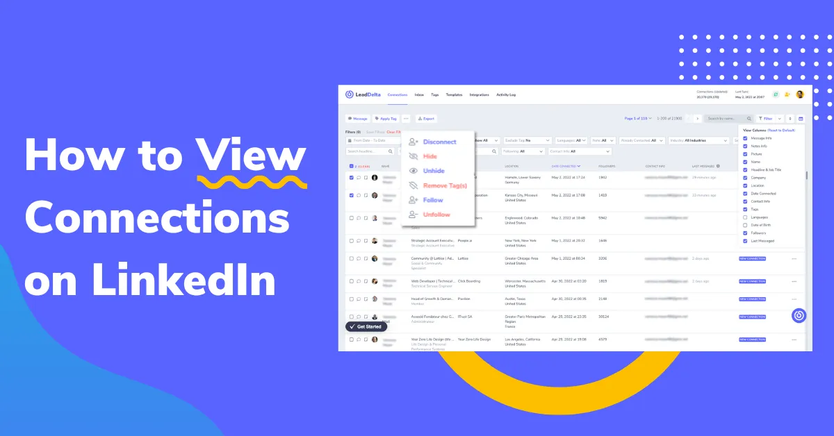 How to View Connections on LinkedIn More Efficiently