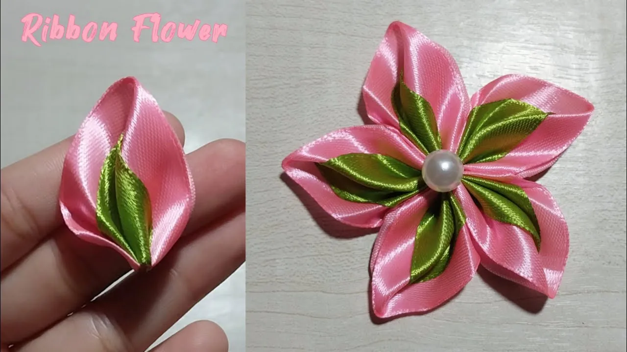 How to Create Beautiful Ribbon Flowers on Dailymotion