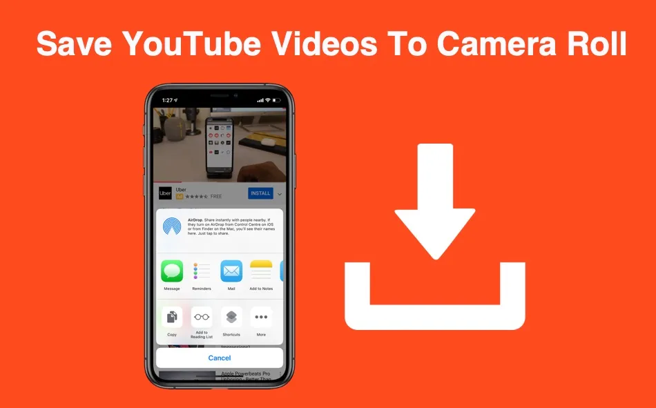 Download YouTube Videos to Camera Roll on Your iPhone