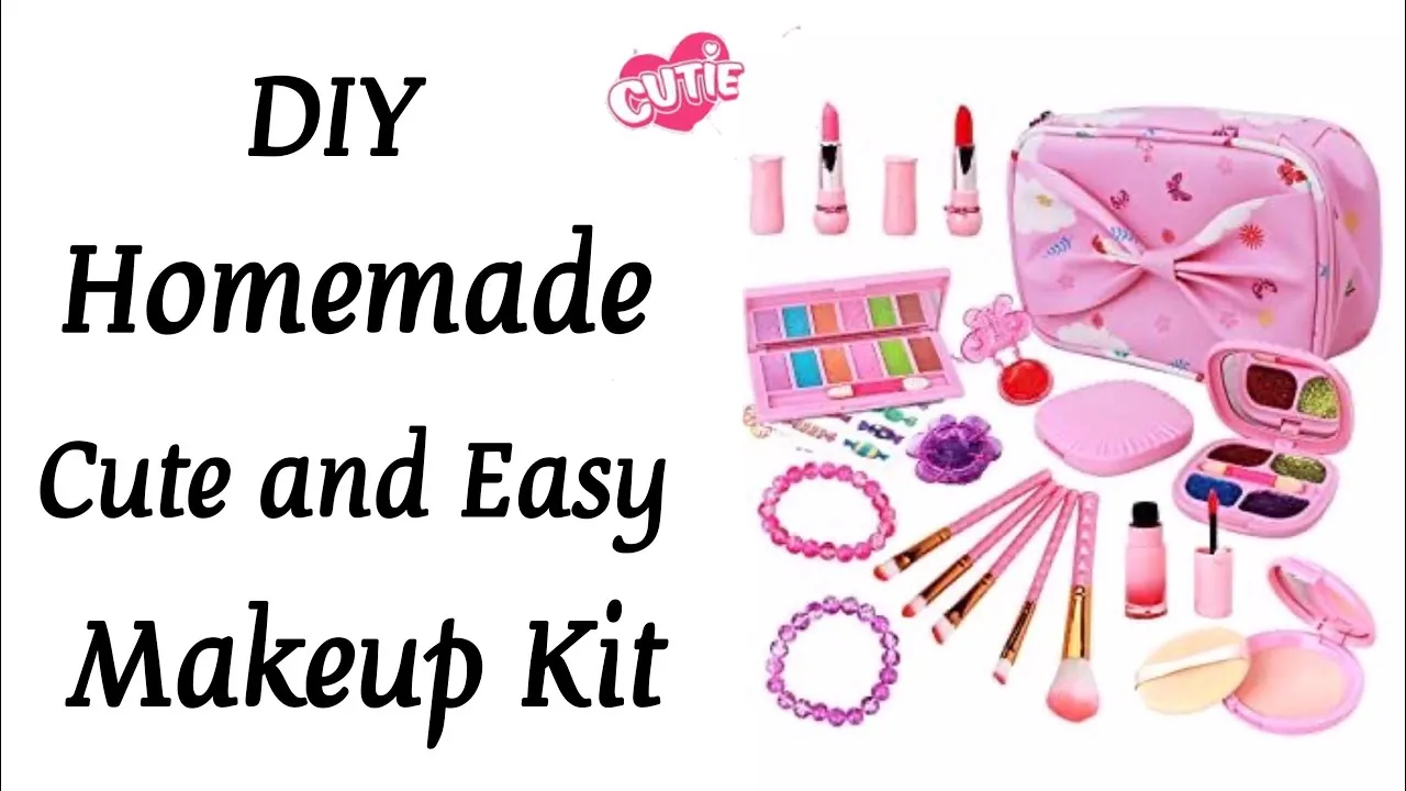 DIY cute makeup kit at homepaper makeup set DIY How to make cute 