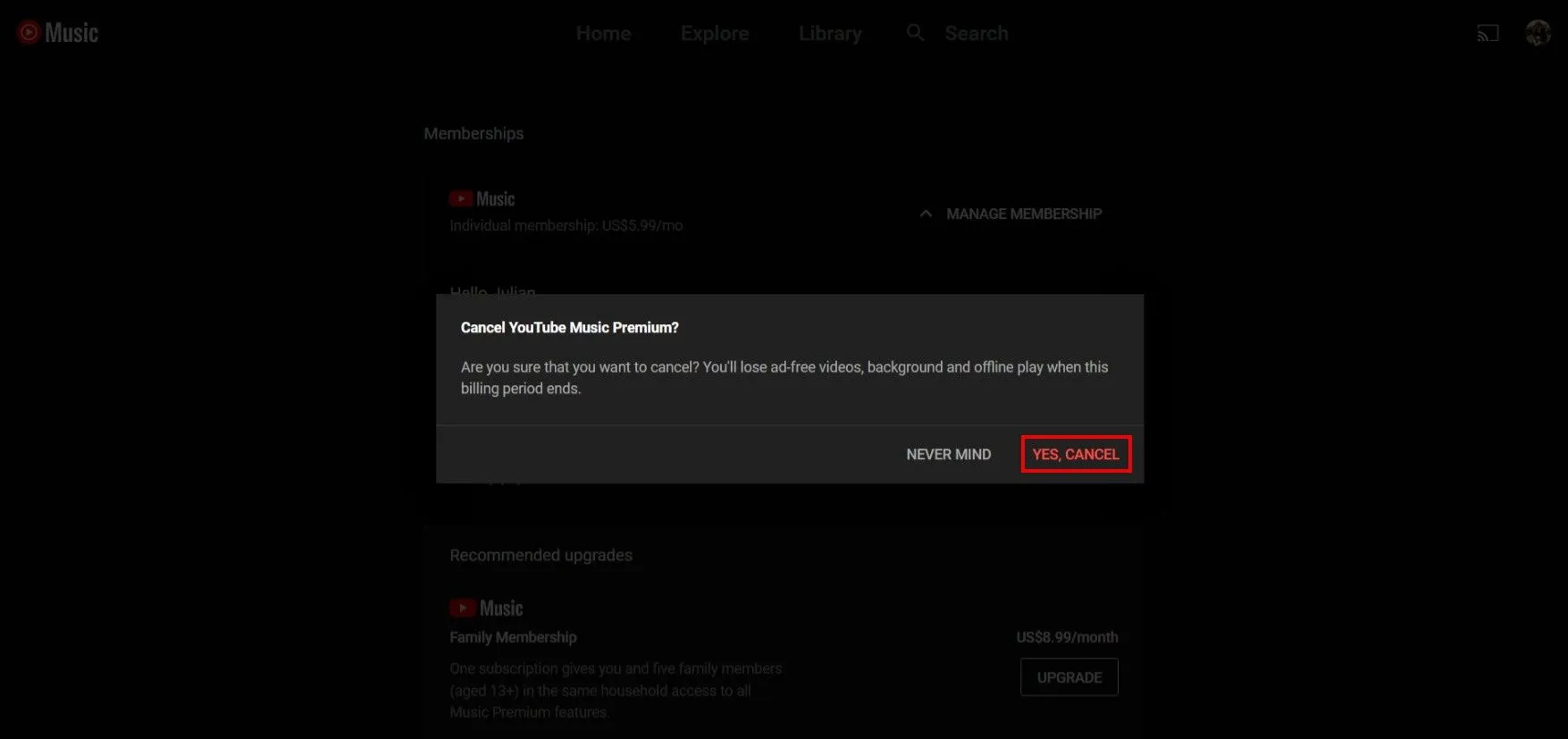 How to Cancel Your Active YouTube Subscription Anytime