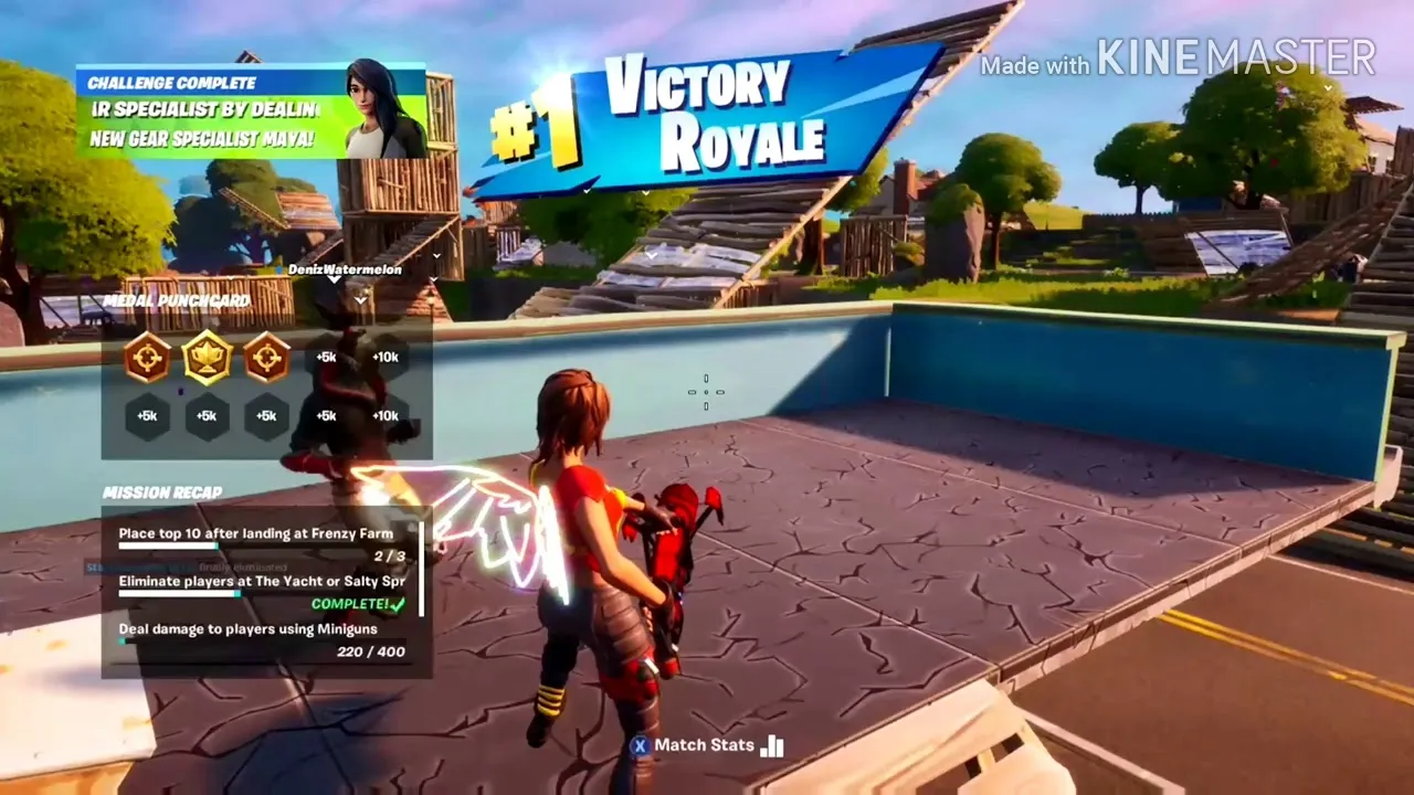 My first ever win in team rumble fortnite  YouTube