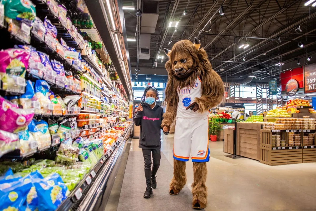 Rumble the Bison Brings Back a Holiday Tradition  NBAcom