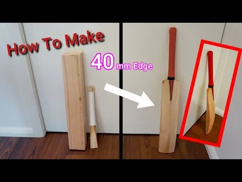 How to Make a Cricket Bat with REAL ENGLISH WILLOW  JLs Maker 