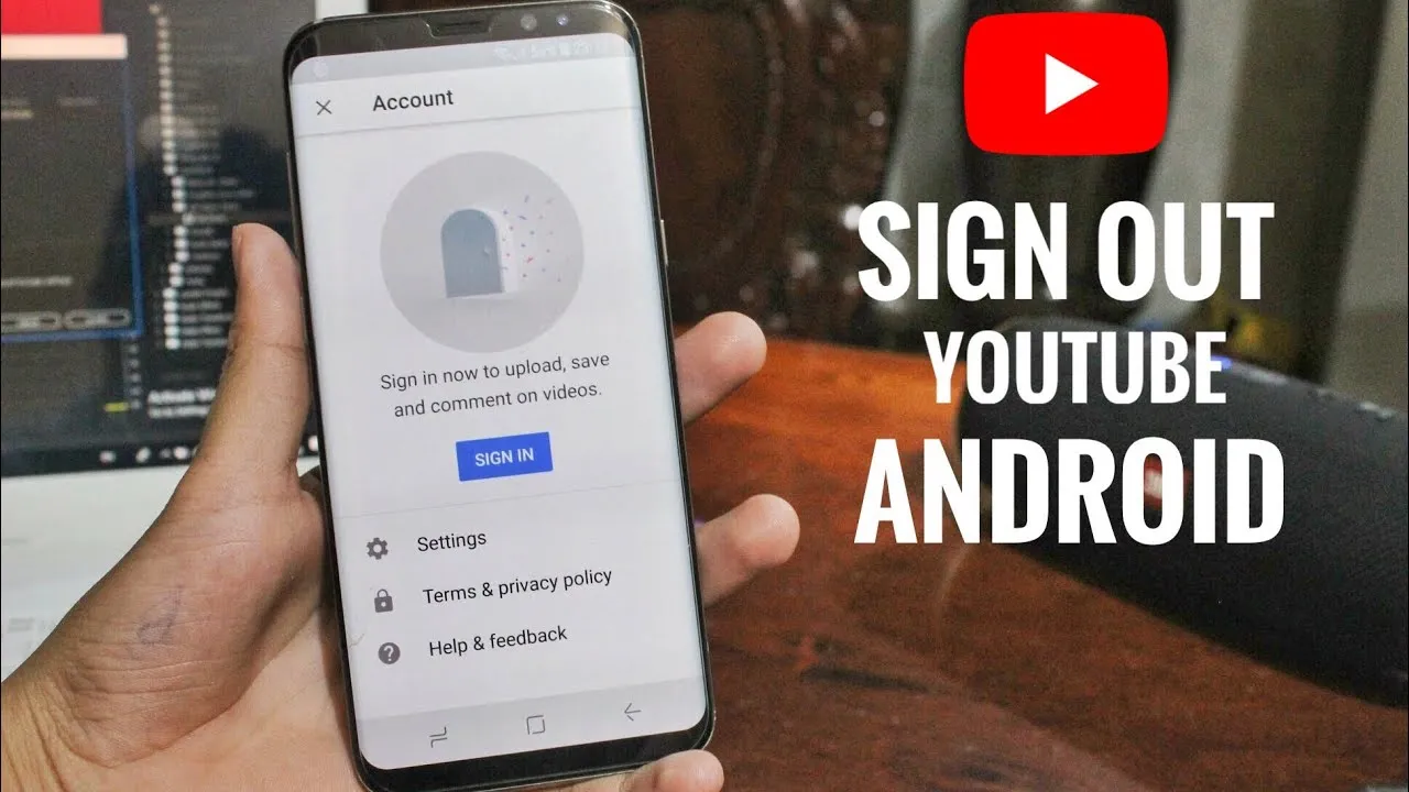 How To Sign out From YouTube In Android Easy  YouTube