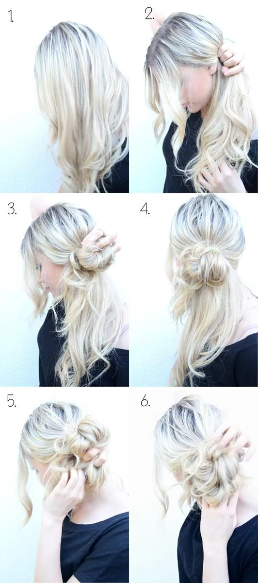 Side Messy Boho Bun Tutorial  Hairstyles How To