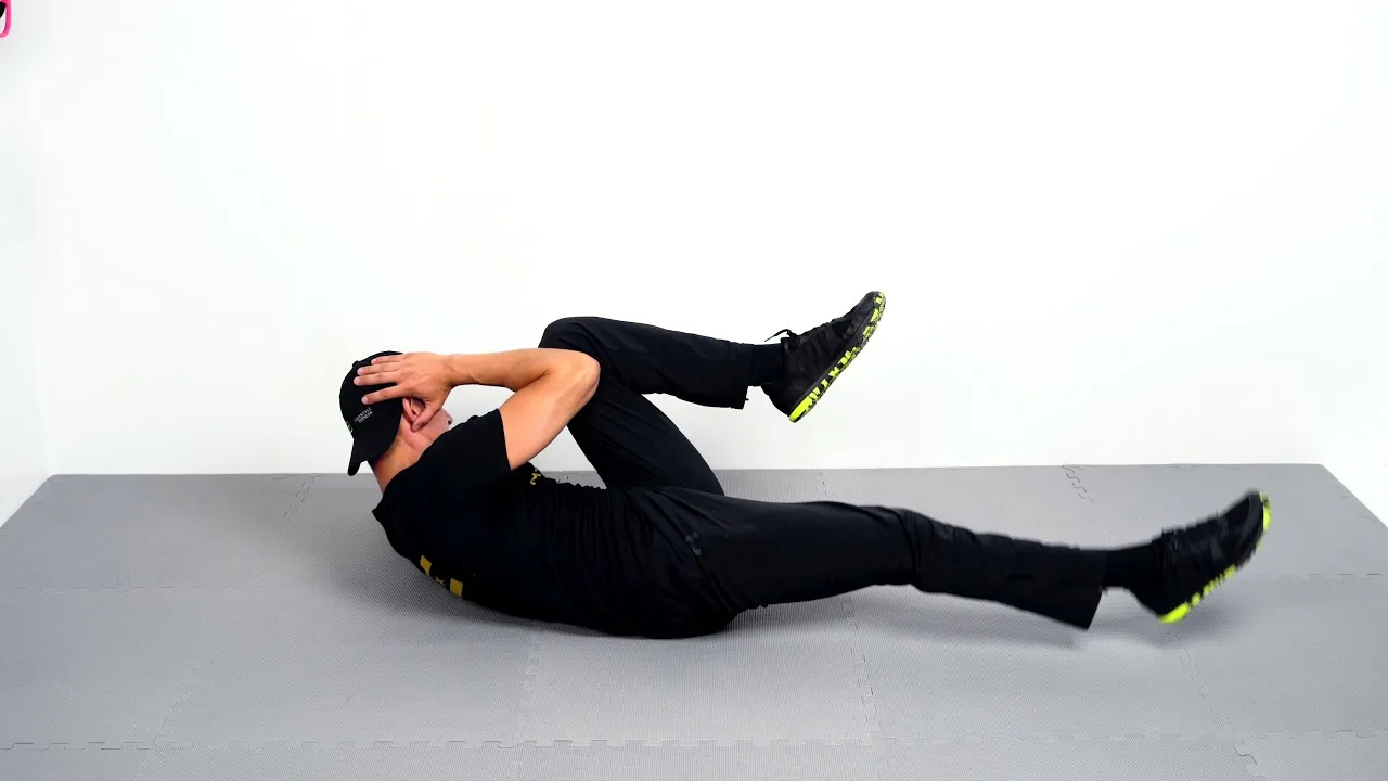 Cross Crunch Single Leg Raise  YouTube