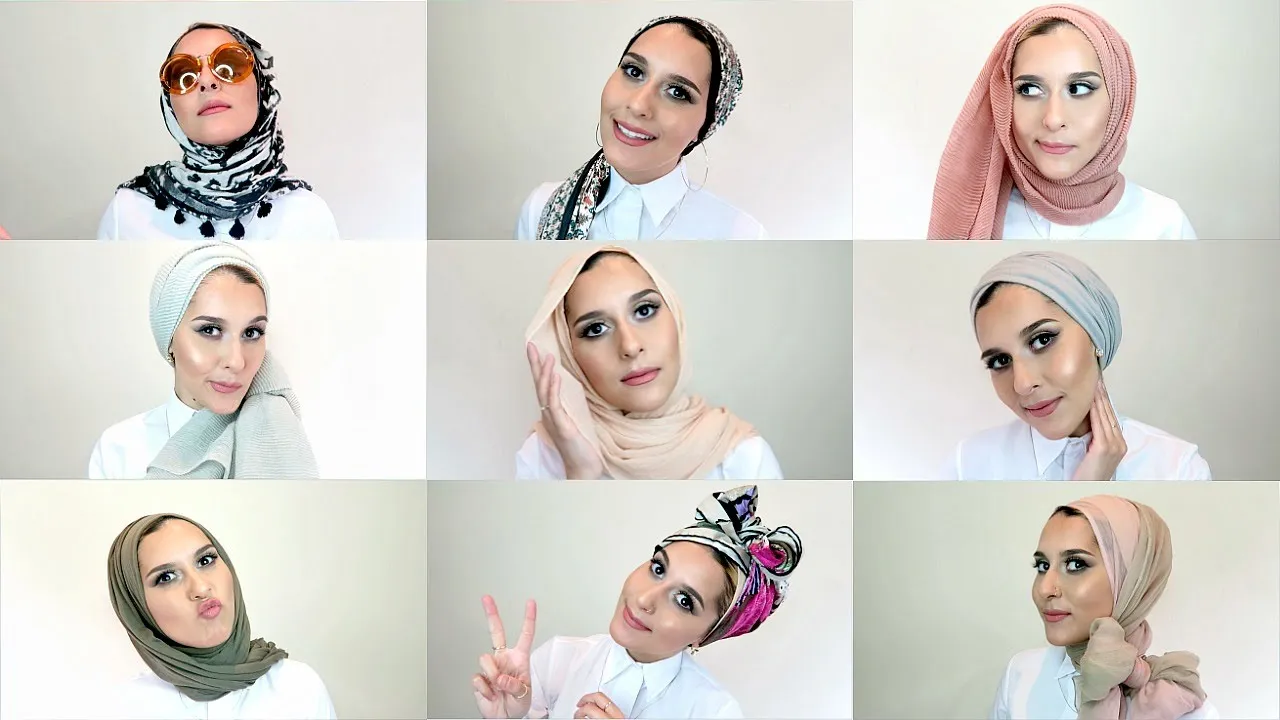 20 SIMPLE HIJAB STYLES  TUTORIAL  YouTube