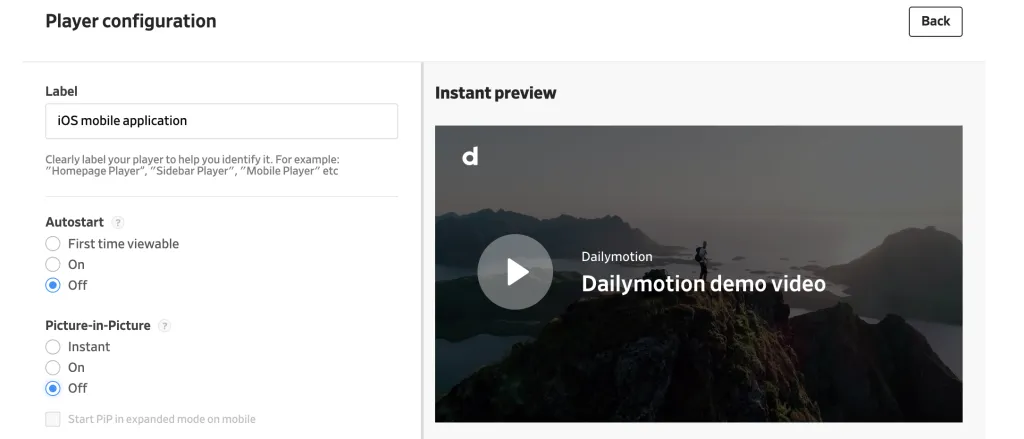 Setting Up a Dailymotion API Key for Developers