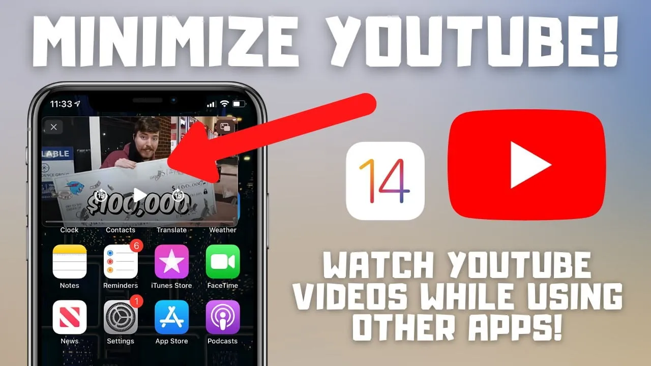 How to Watch YouTube While Using Other Apps