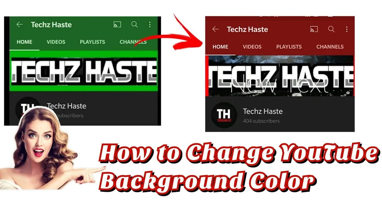 How To Change Your YouTube Channel Color On Mobile 2021  How to Change 