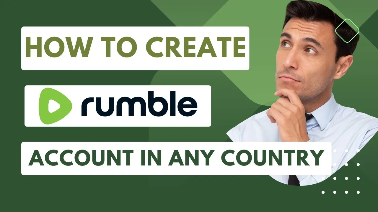 How to Create Rumble Account in Any Country on Laptop  Mobile  YouTube