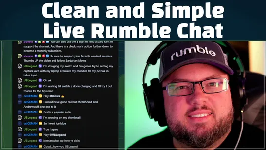 Shared post  How To Add Rumble Chat To Your Live Stream Updated 31723