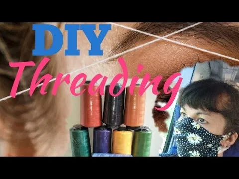 how to do threading eyebrows yourself threading  YouTube