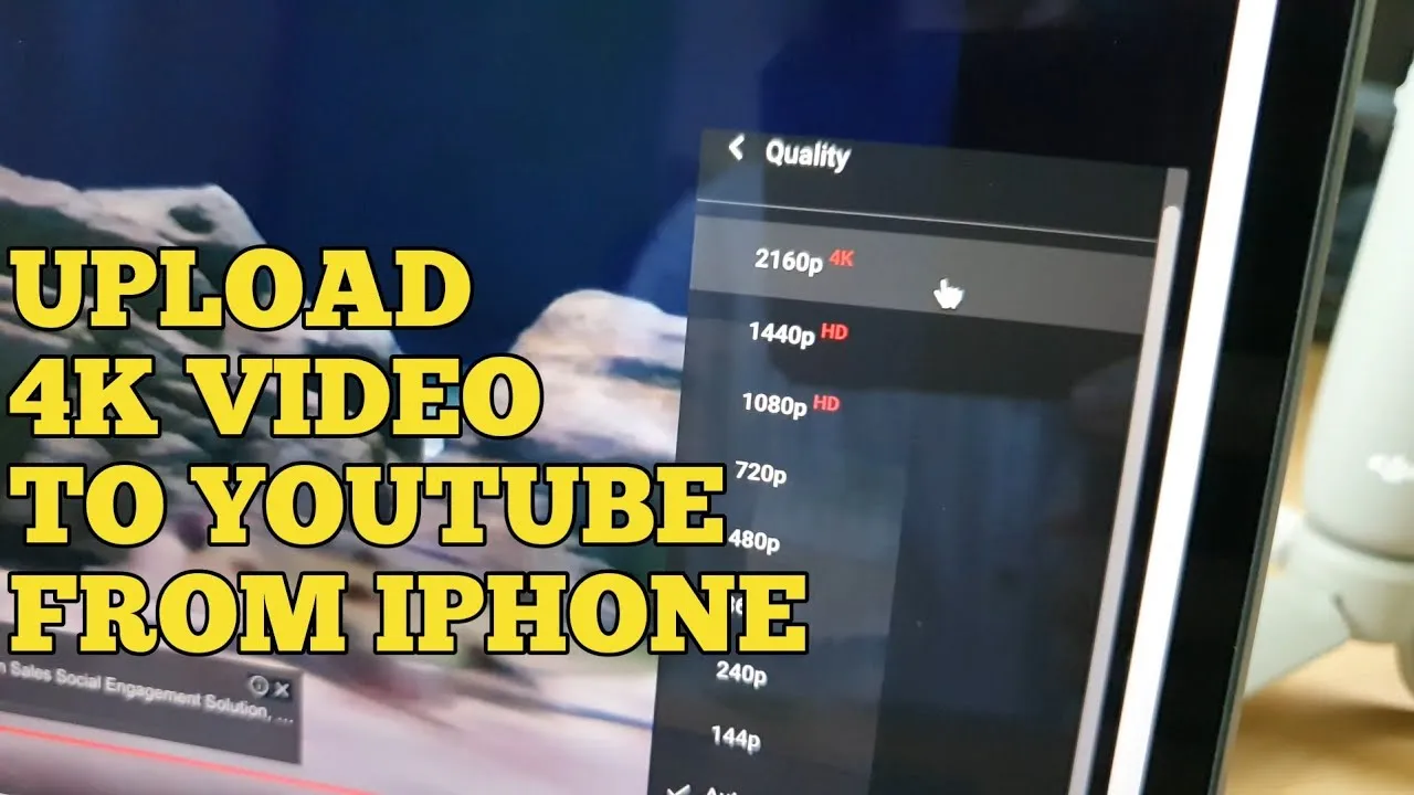 How to Upload a 4K Video to Youtube from the iPhone  2021  iOS 14 