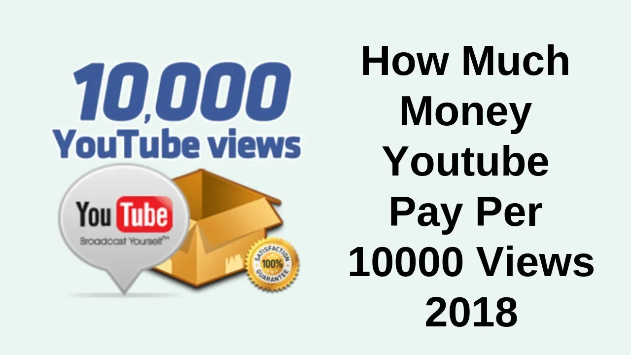 How Much Income Can You Earn from 10,000 YouTube Views