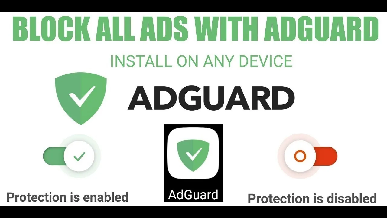 ADGUARD ad blocker  block all ads on any device  YouTube