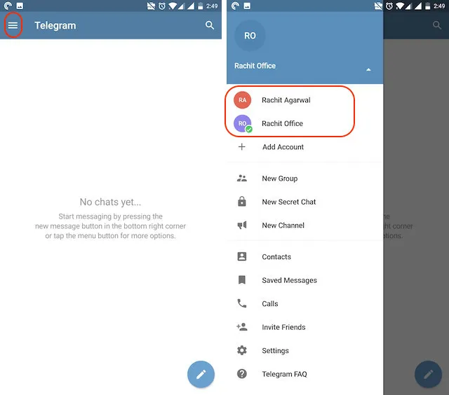 How to Use Multiple Accounts in Telegram Messenger  Beebom