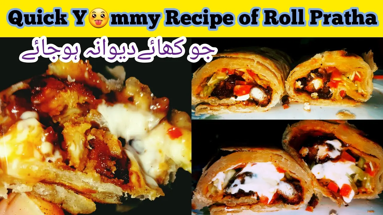 Easy Guide to Making Roll Paratha with Cooking Video