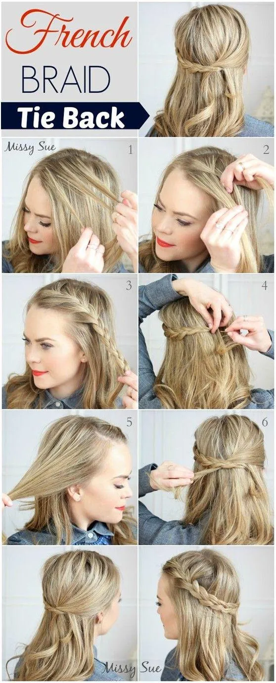 How to Make a French Braid on Yourself