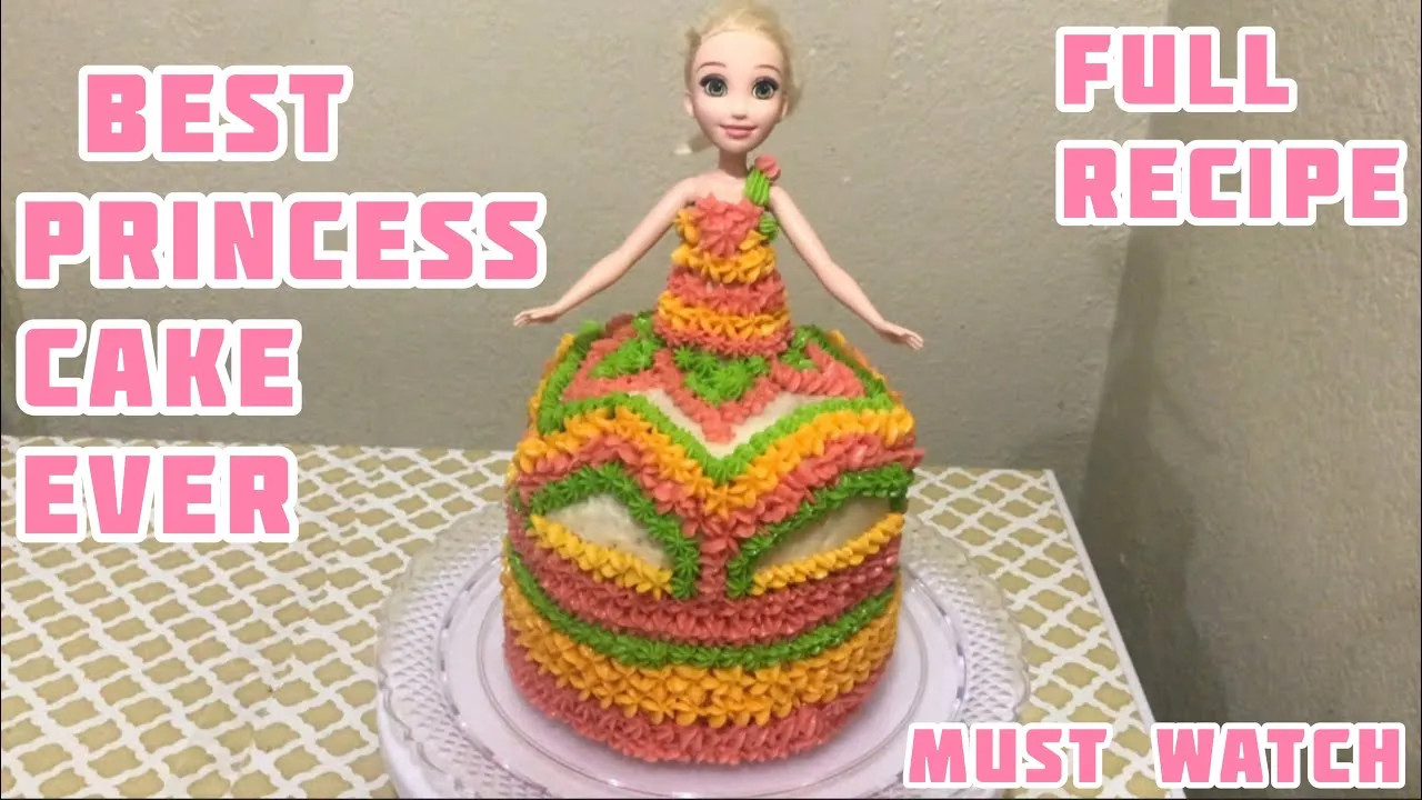 How To Make A Princess Cake For BirthdayHow To Make Princess Cake Step 