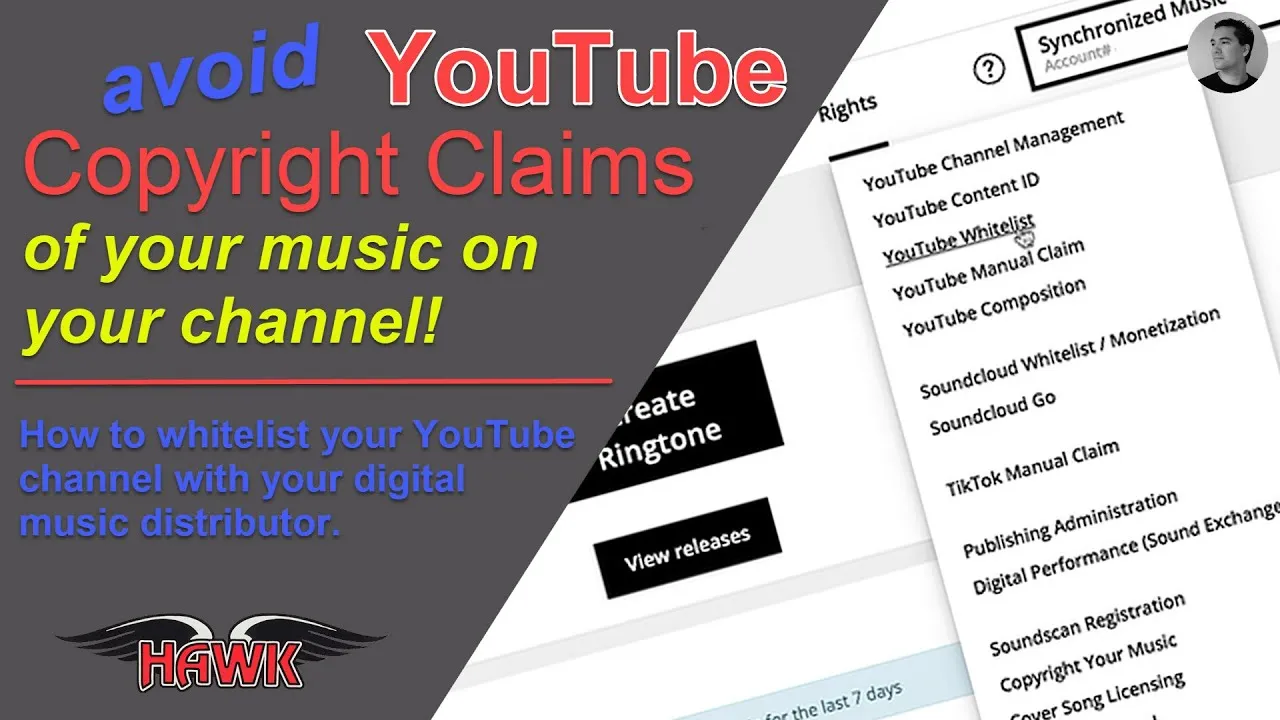 Avoid YouTube Copyright Claims of Your Music on Your Channel  YouTube