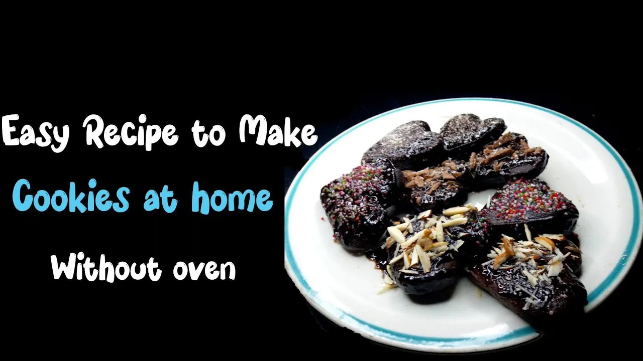 Easy Recipe to Make Cookies at home Without Oven By Cook with Saima 