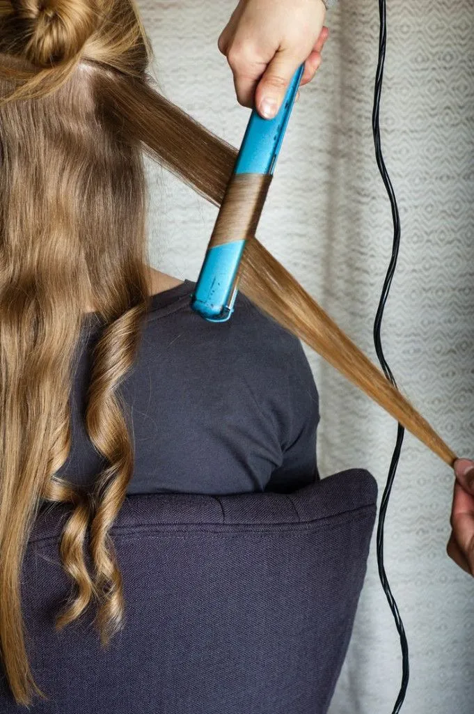 The How To Curl Hair With Straightener Tiktok Trend This Years  The 