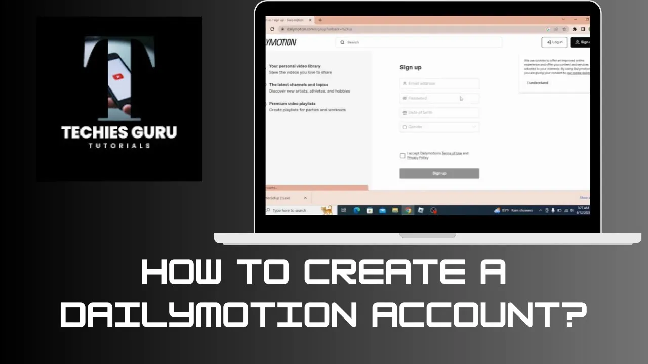 How to Create a Dailymotion Account  YouTube