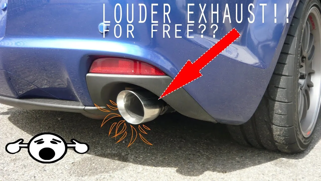 How to make any cars Exhaust louder for FREE Tutorial  YouTube