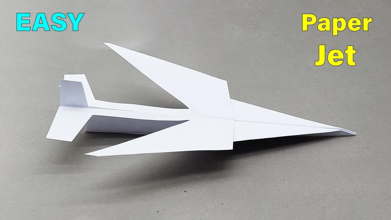 How To Make A Paper Airplane Jet