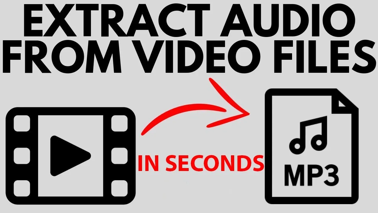 Audio Extractor  How To Extract Audio From Video  IN SECONDS   YouTube