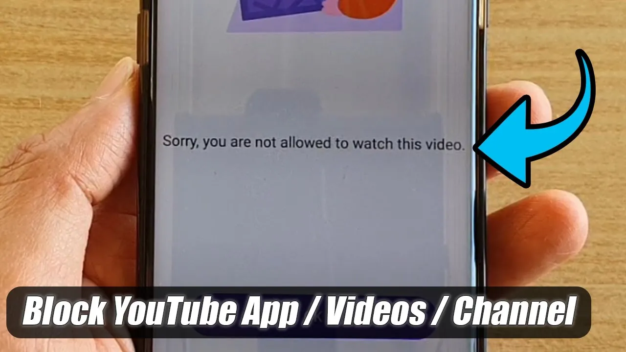 How to Block YouTube App VideosChannel on Android Phone  YouTube