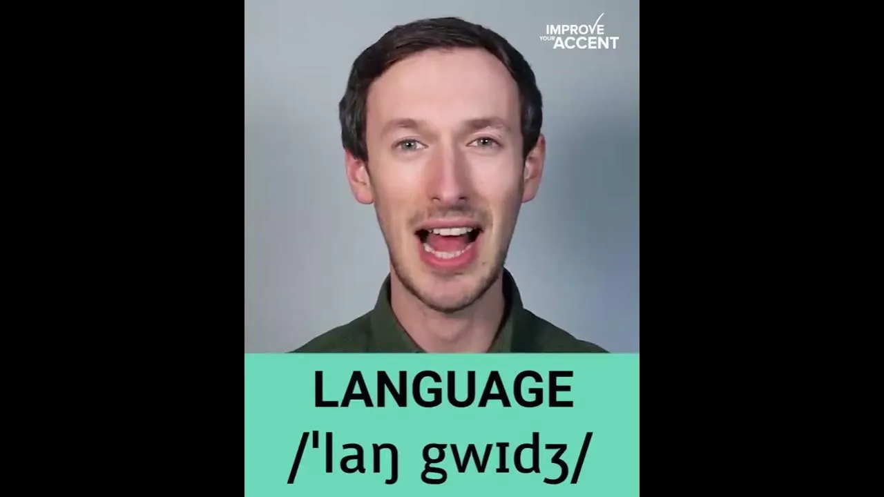 How to Pronunciation language  YouTube