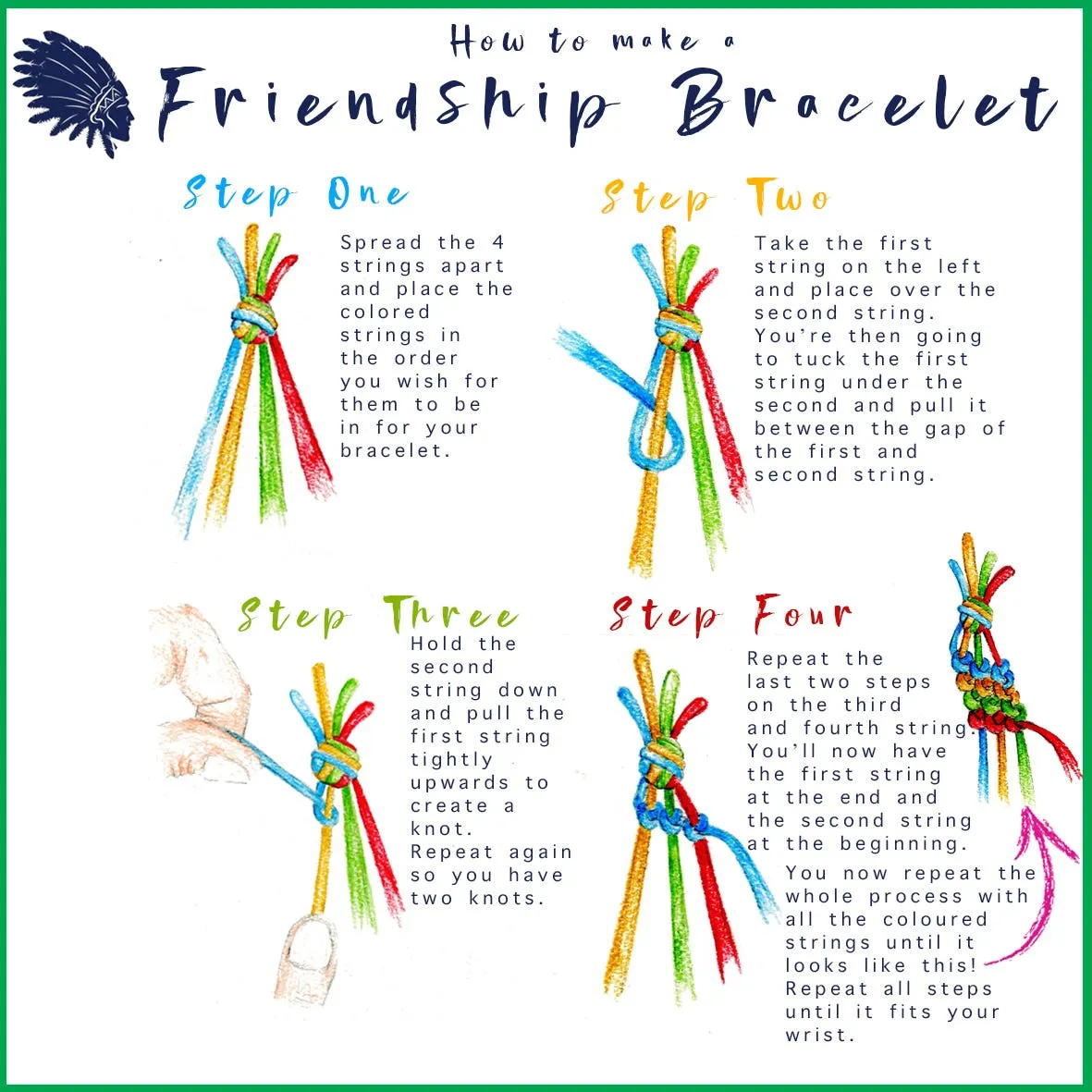 Step by Step Guide to Making Bracelets with String