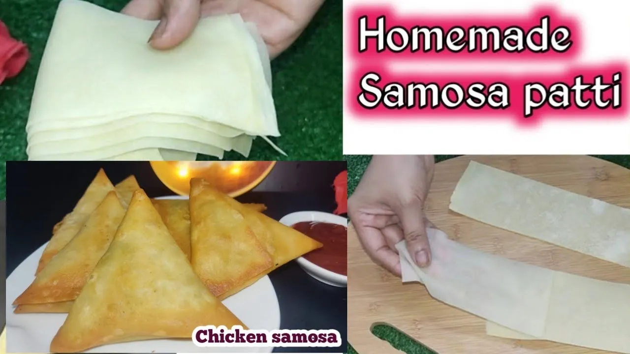 Samosa Patti Recipe  Samosa Patti Recipe At Home  Chicken Samosa 