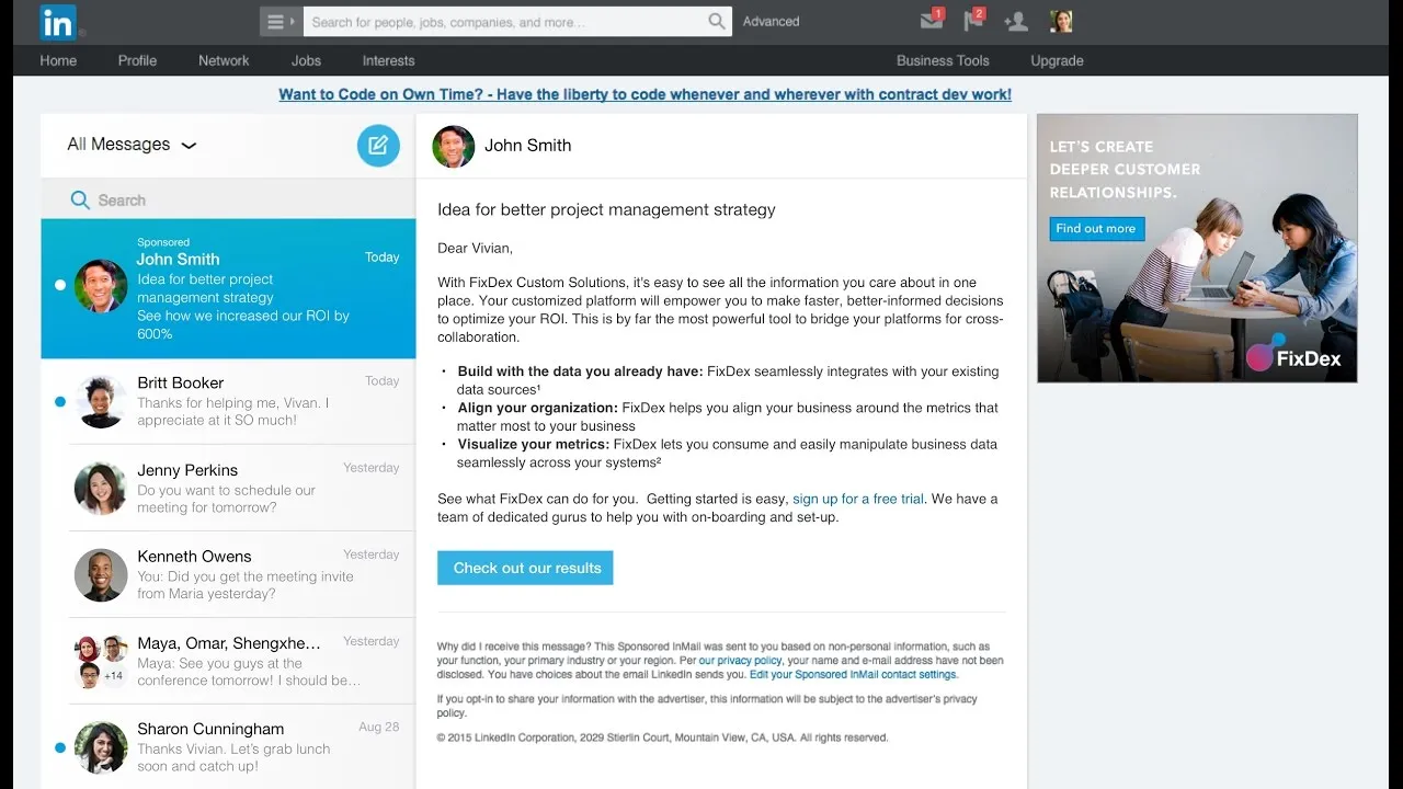 Send Personalized Messages with LinkedIn Sponsored InMail  YouTube